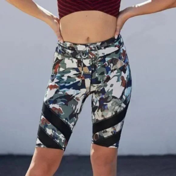 NWT FP Movement Daybreak Graphic Bike Shorts - Picture 1 of 5